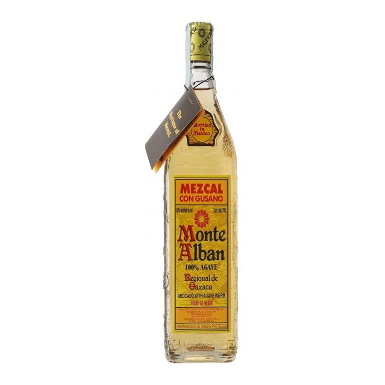 TEQUILA MEZCAL MONTE ALBAN CON GUSANO (1 pz) 70 CL